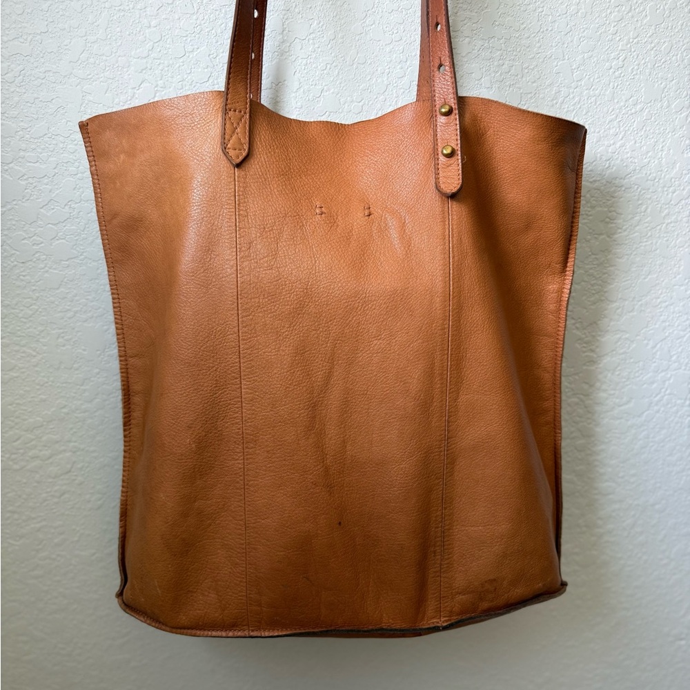 Madewell Brown Leather Tote - Picture 4 of 7